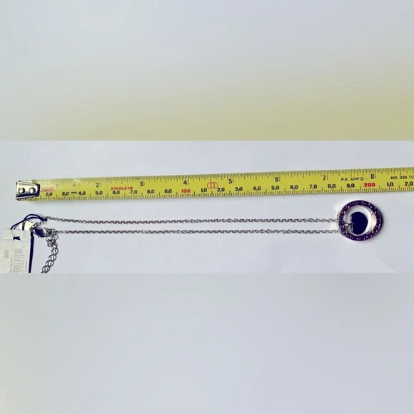 👯‍♀️ “Best Friends” Pink Heart 🩷 Necklace & Removable Ring Set by Cookie Lee - Picture 8 of 11